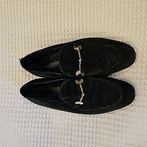 Jimmy Choo Men's Marti Loafer in Green Suede, size EU 42.5, US 9.5